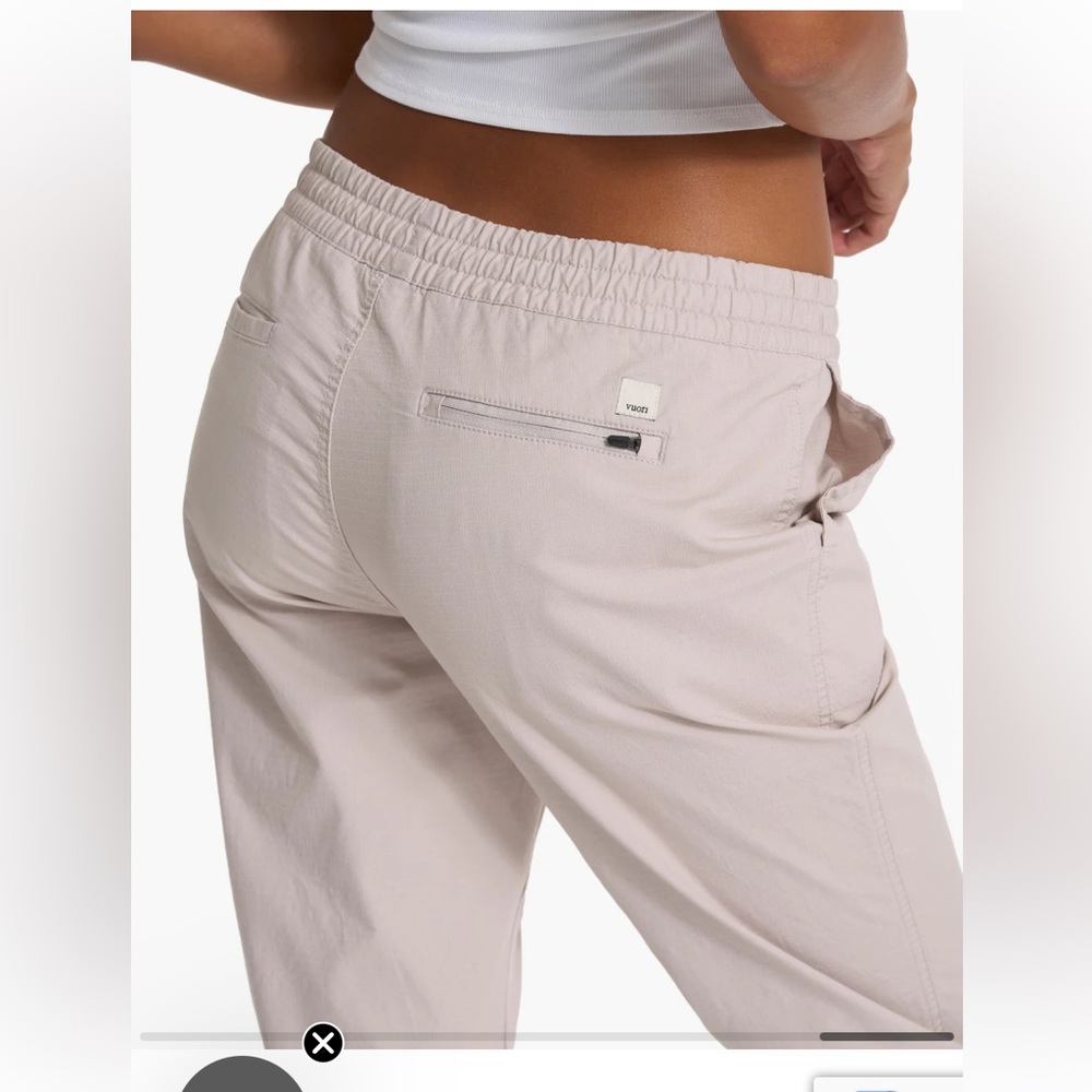 Vuori Women’s “Ripstop” pants in Light Tan / natural, size small - Picture 5 of 8